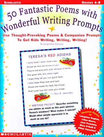 50 Fantastic Poems With Wonderful Word Prompts (Grades 4-8)