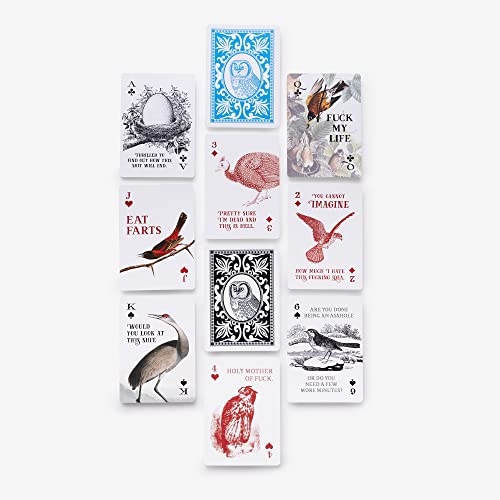 Effin' Birds Playing Cards: Two Standard Decks