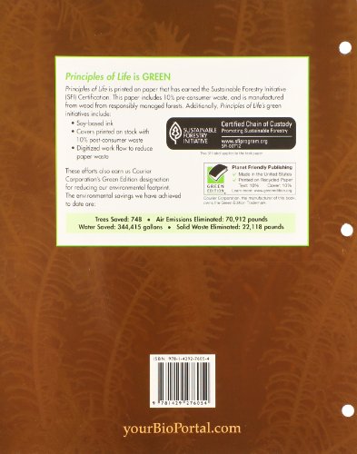 Concepts of Life — back cover