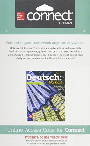 Deutsch: Na klar! An Introductory German Course (Student Edition)