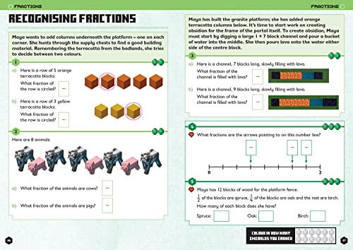 Minecraft Maths Ages 7-8: Official Workbook (Minecraft Education)