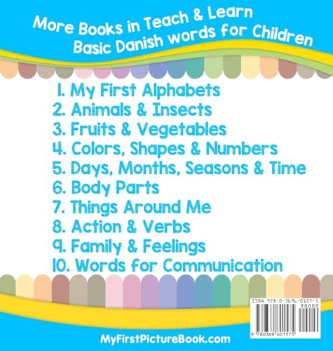 My First Danish Alphabets Picture Book with English Translations: Bilingual Early Learning & Easy Teaching Danish Books for Kids (Teach & Learn Basic Danish Words for Children)