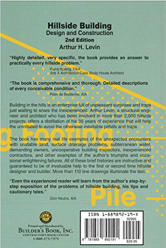 Hillside Building : Design and Construction