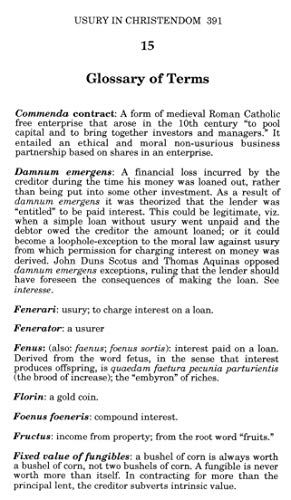 Usury in Christendom: The Mortal Sin that Was and Now is Not