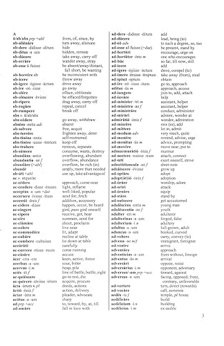 Lingua Latina: Pars II: Latin-English Vocabulary II (Latin Edition)