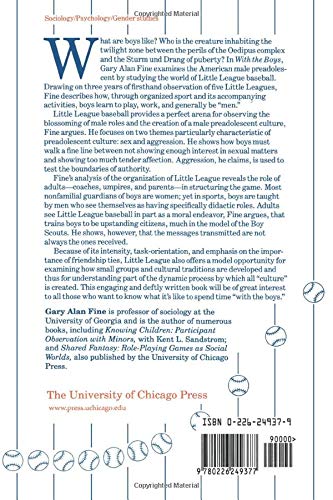 With the Boys: Little League Baseball and Preadolescent Culture (Chicago Original Paperback)