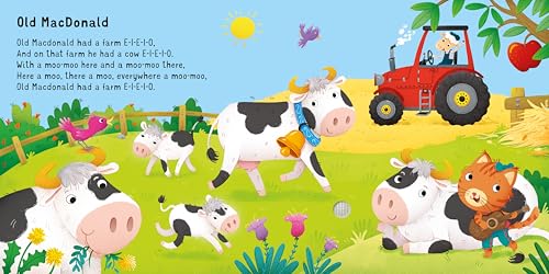 Sing-along Nursery Rhymes: An Interactive Music Book about Singing with Animal Characters, for Kindergarten Kids (Ages 1-3) (Sound Books)