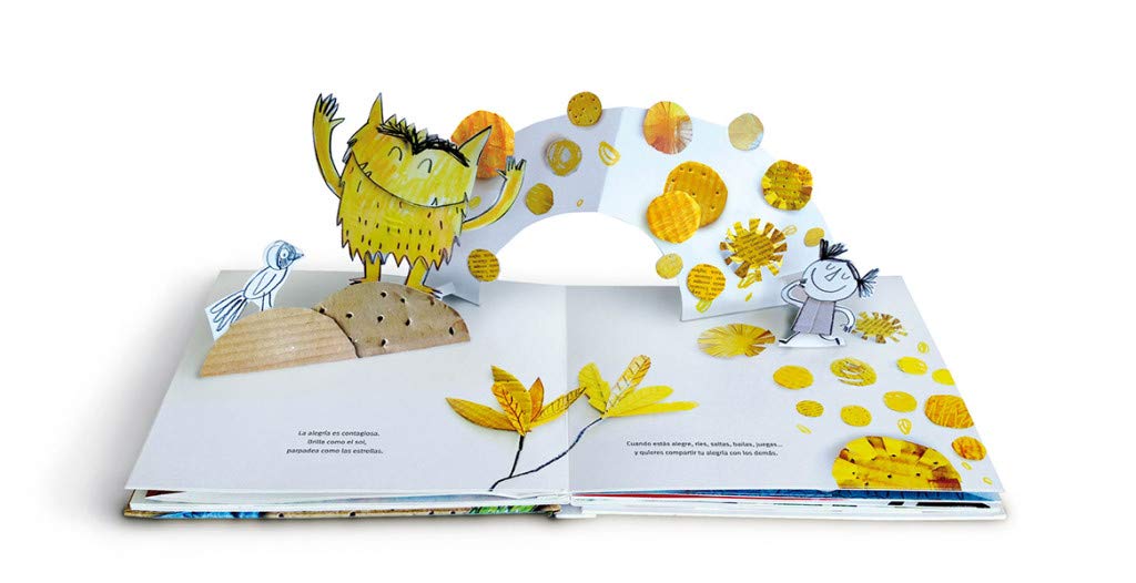 El Monstruo de Colores, un libro pop-up