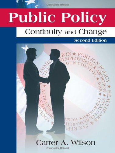 Public Policy: Continuity and Change