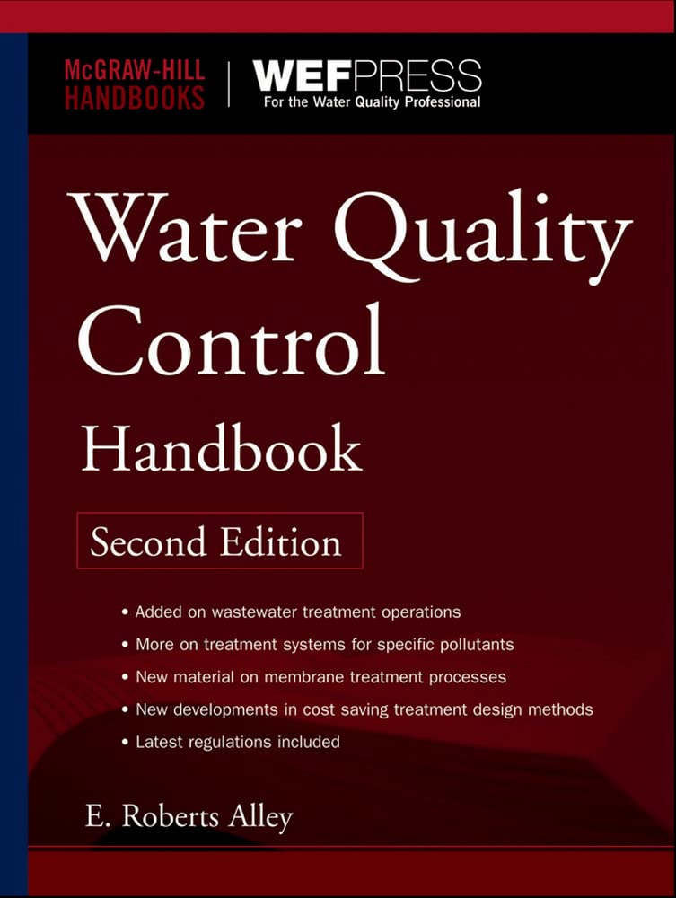 Water Quality Control Handbook, Second Edition (McGraw-Hill Handbooks)