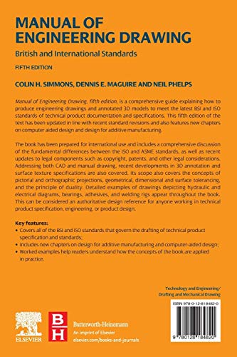 Manual of Engineering Drawing: British and International Standards