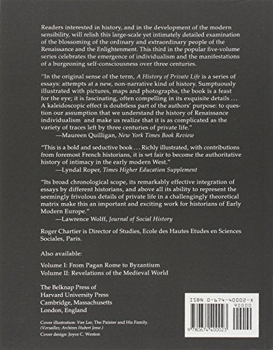 A History of Private Life: Passions of the Renaissance (Volume III)