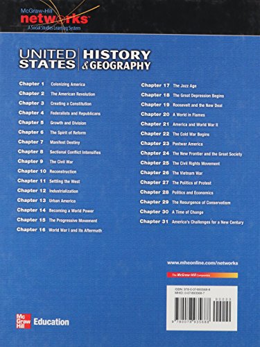 United States History and Geography, Student Edition (UNITED STATES HISTORY (HS))