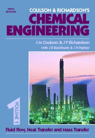Chemical Engineering Volume 1, Fifth Edition: Fluid Flow, Heat Transfer and Mass Transfer