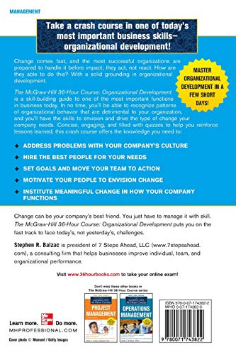 The McGraw-Hill 36-Hour Course: Organizational Development (McGraw-Hill 36-Hour Courses)