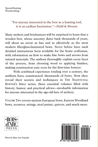 Traditional Bowyer's Bible, Volume 2 — back cover
