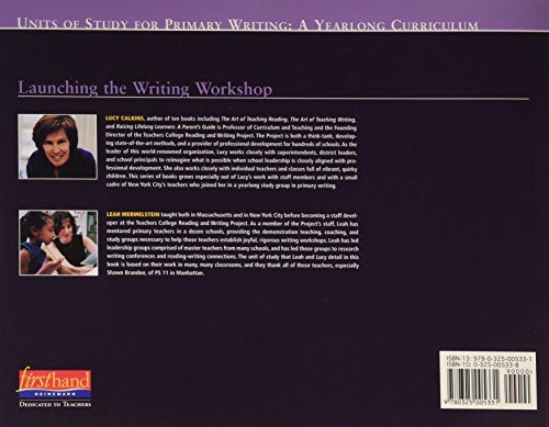 Launching the Writing Workshop