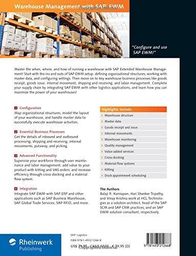 SAP EWM (SAP Extended Warehouse Management): Functionality and Technical Configuration (SAP PRESS)
