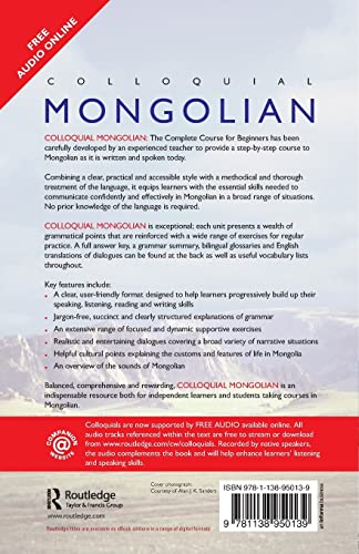 Colloquial Mongolian: The Complete Course For Beginners (Colloquial Series (Book Only))