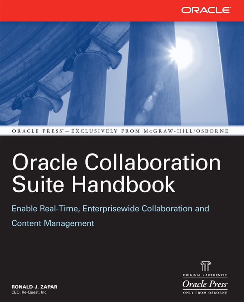 Oracle Collaboration Suite Handbook (Oracle Press)