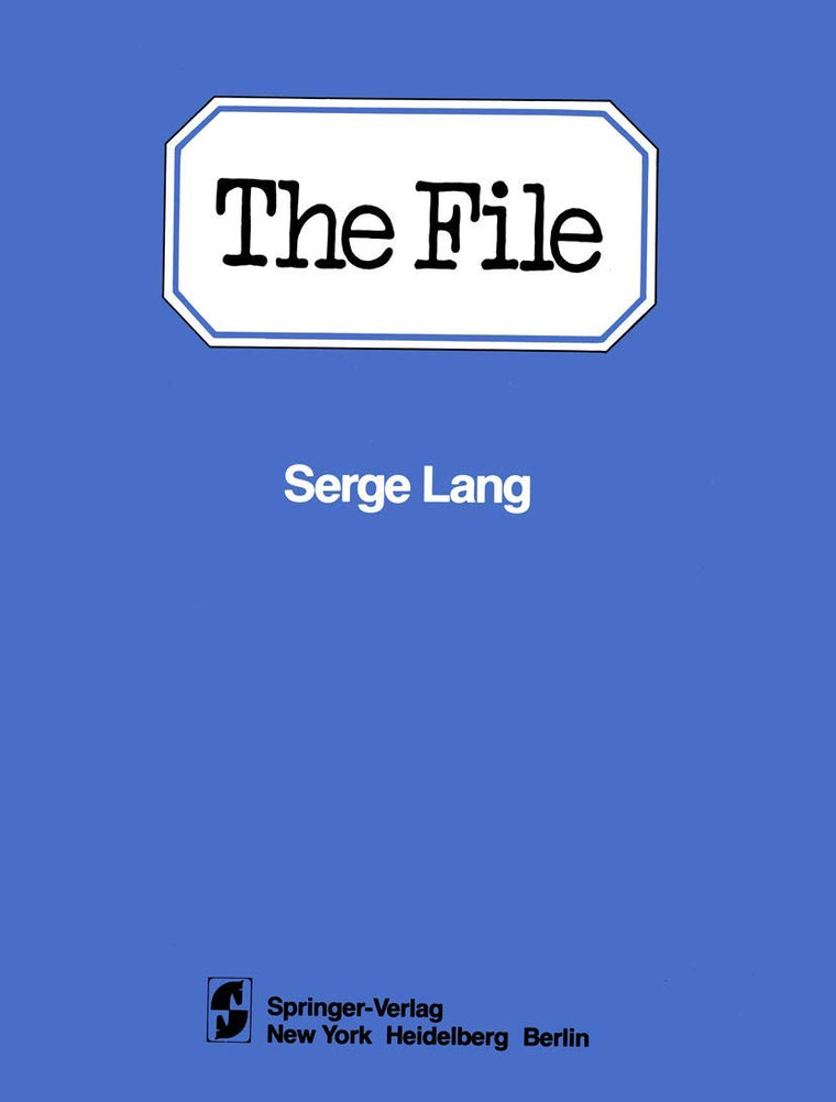The File: Case Study in Correction (1977-1979)