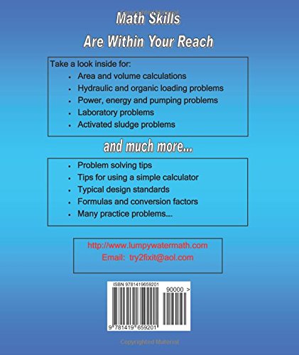 Lumpy Water Math: Math for Wastewater Operators