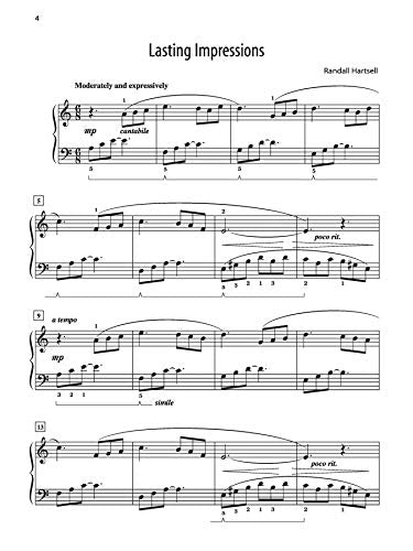 Lasting Impressions: 10 Memorable Intermediate Piano Solos in Major and Relative Minor Keys — back cover