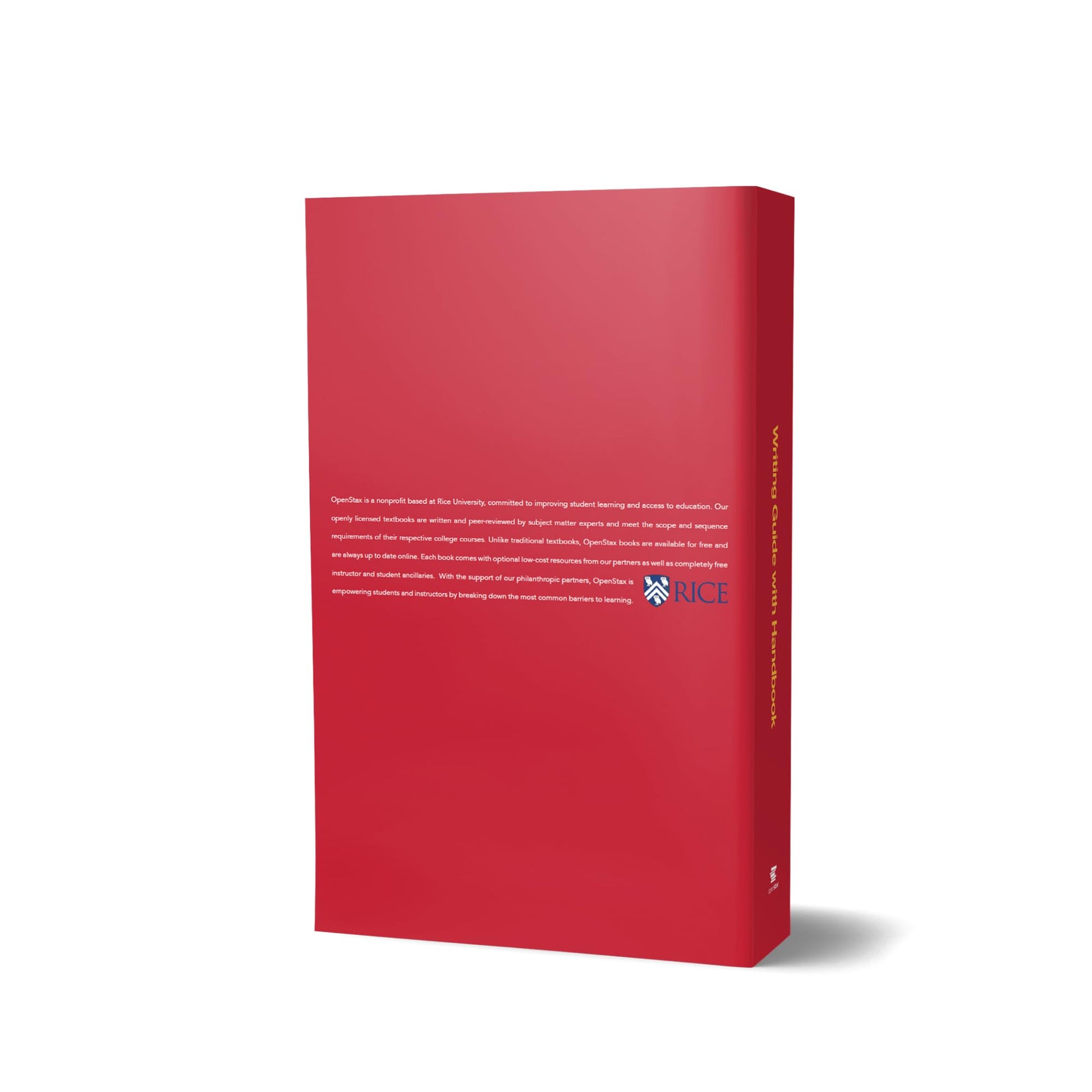 Writing Guide with Handbook by OpenStax (Official Print Version, paperback version, B&W)
