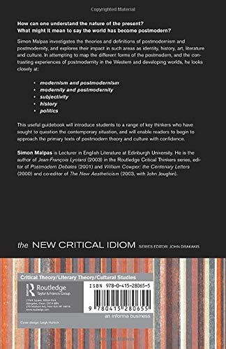 The Postmodern (The New Critical Idiom)