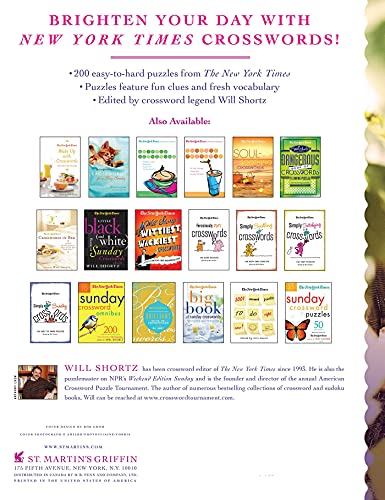 The New York Times Garden Party Crossword Puzzles: 200 Relaxing Puzzles (New York Times Crossword Puzzle)
