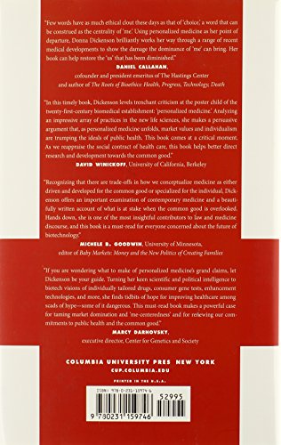 Me Medicine vs. We Medicine: Reclaiming Biotechnology for the Common Good