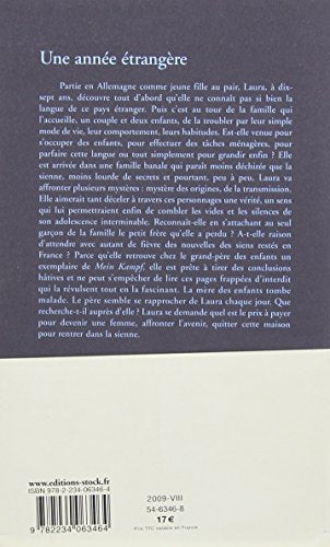 UNE ANNEE ETRANGERE — back cover