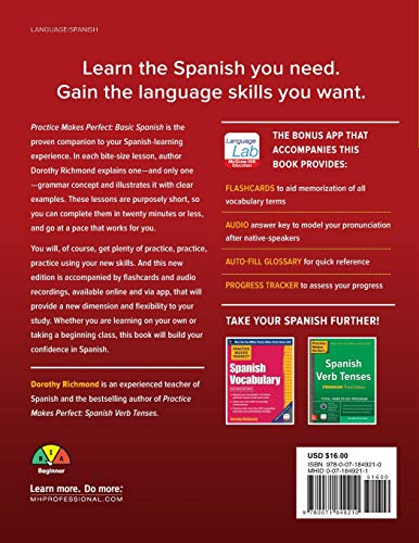 Practice Makes Perfect Basic Spanish, Second Edition