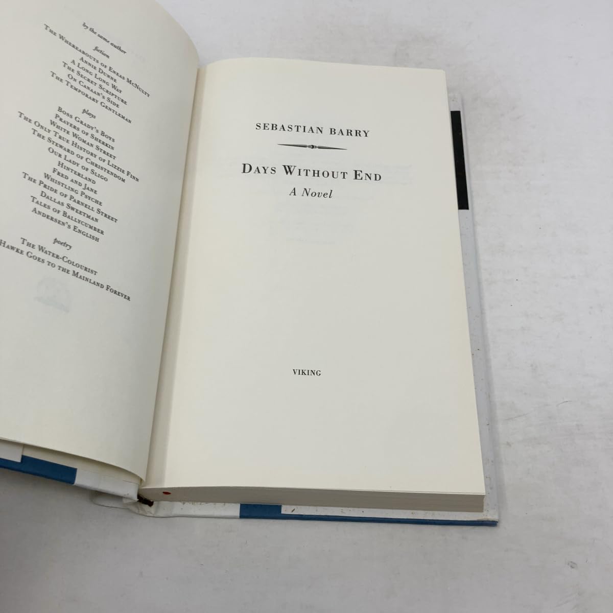 Days Without End: A Novel