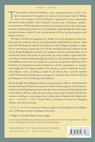 Seeing through Zen: Encounter, Transformation, and Genealogy in Chinese Chan Buddhism