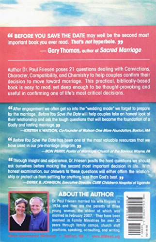 Before You Save the Date by Paul Friesen