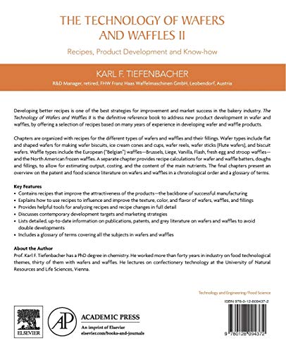The Technology of Wafers and Waffles II: Recipes, Product Development and Know-How