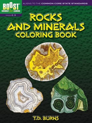BOOST Rocks and Minerals Coloring Book (BOOST Educational Series)