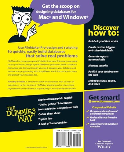 Filemaker pro Design & Scripting for Dummies