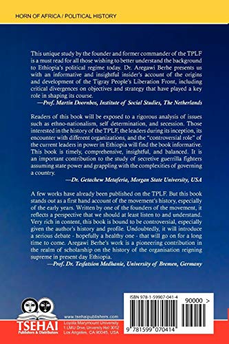 A Political History of the Tigray People's Liberation Front (1975-1991): Revolt, Ideology, and Mobilisation in Ethiopia