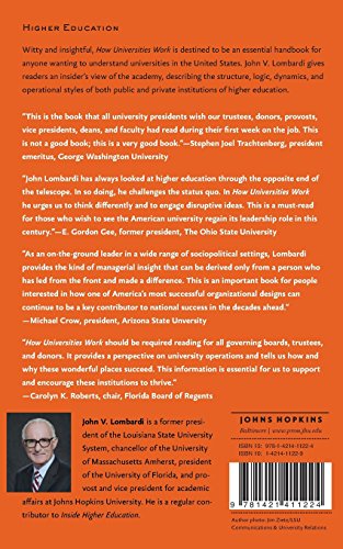 How Universities Work (Higher Ed Leadership Essentials)