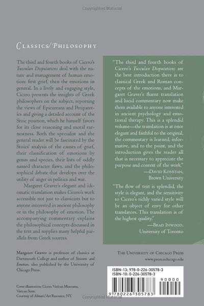 Cicero on the Emotions: Tusculan Disputations 3 and 4