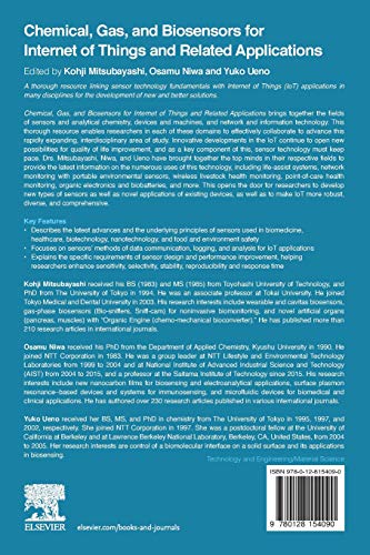 Chemical, Gas, and Biosensors for Internet of Things and Related Applications