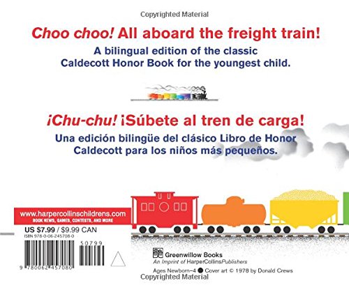 Freight Train/Tren de carga Board Book: A Cledecott Honor Award Winner (Bilingual English-Spanish)