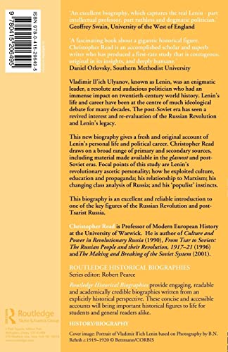 Lenin: A Revolutionary Life (Routledge Historical Biographies)