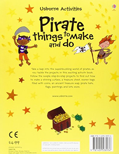 Pirate Things to Make and Do — back cover