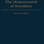 The Measurement of Sensation (Oxford Psychology Series)