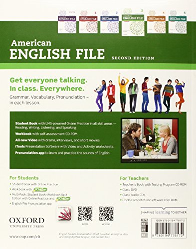 American English File Second Edition: Level 3 Student Book: With Online Practice