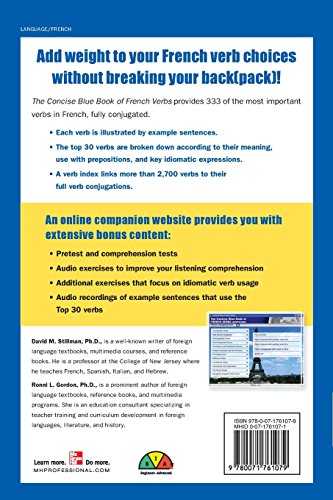 The Concise Blue Book of French Verbs (Big Book Series)