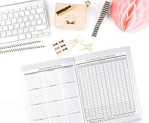 Homeschool Planner: Daily Assignment Tracker and Record Book For One Student | Academic Calendar Year | Minimalist Abstract Pattern (Homeschooling Family Organizer)